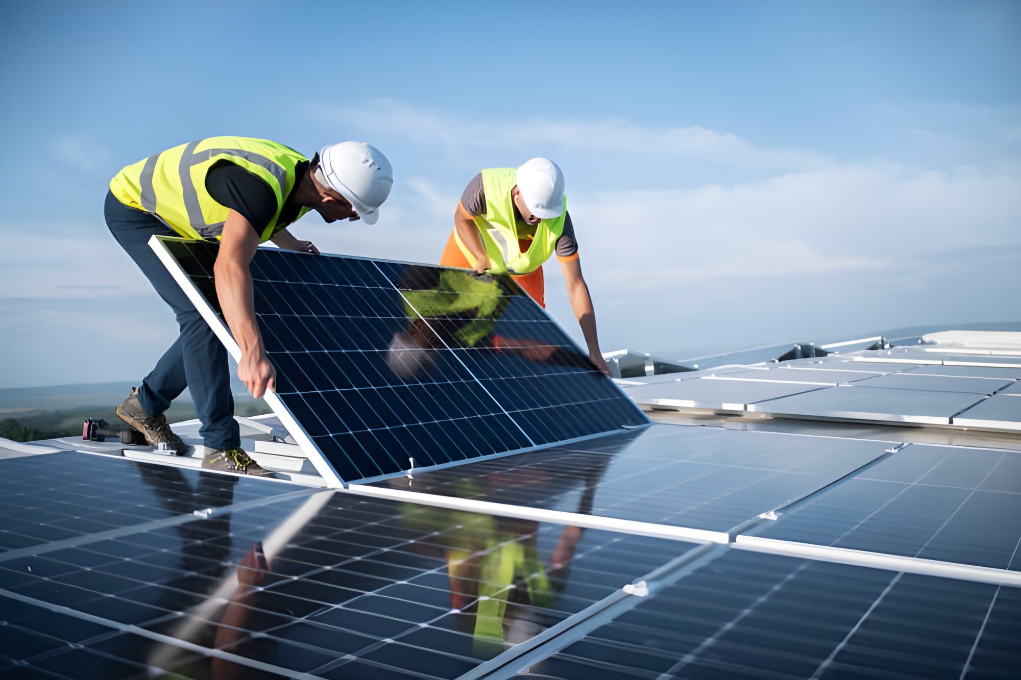Solar panel installation