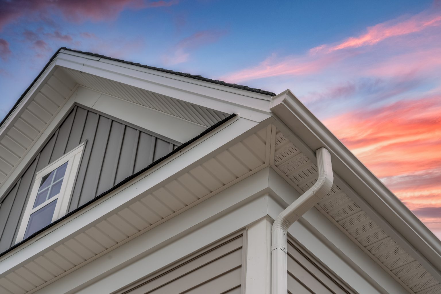 Gutter and siding exterior work